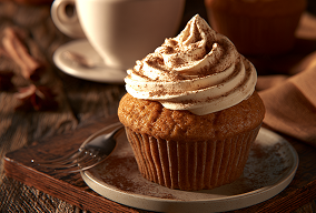 Pumpkin and Cream Muffin
